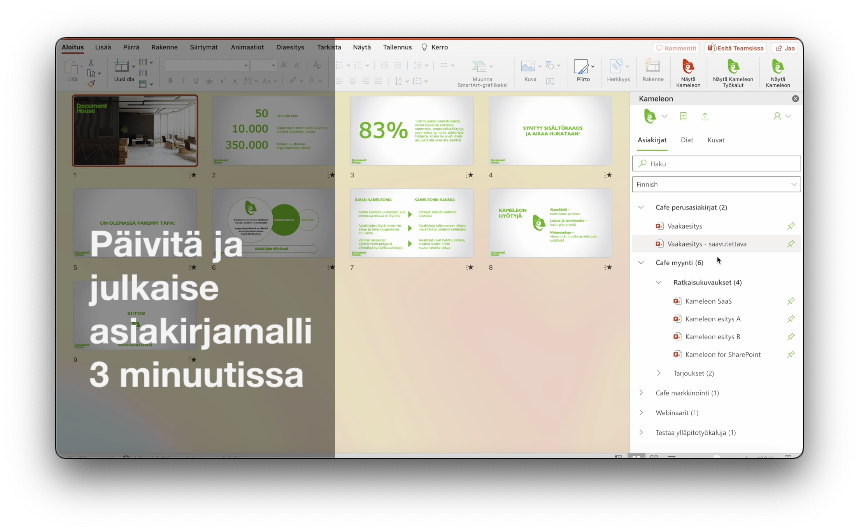 Päivitä malli