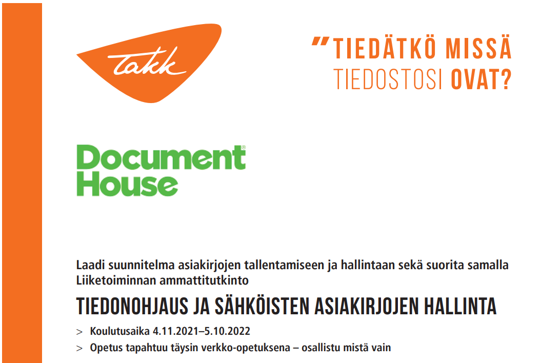 TAKK document house